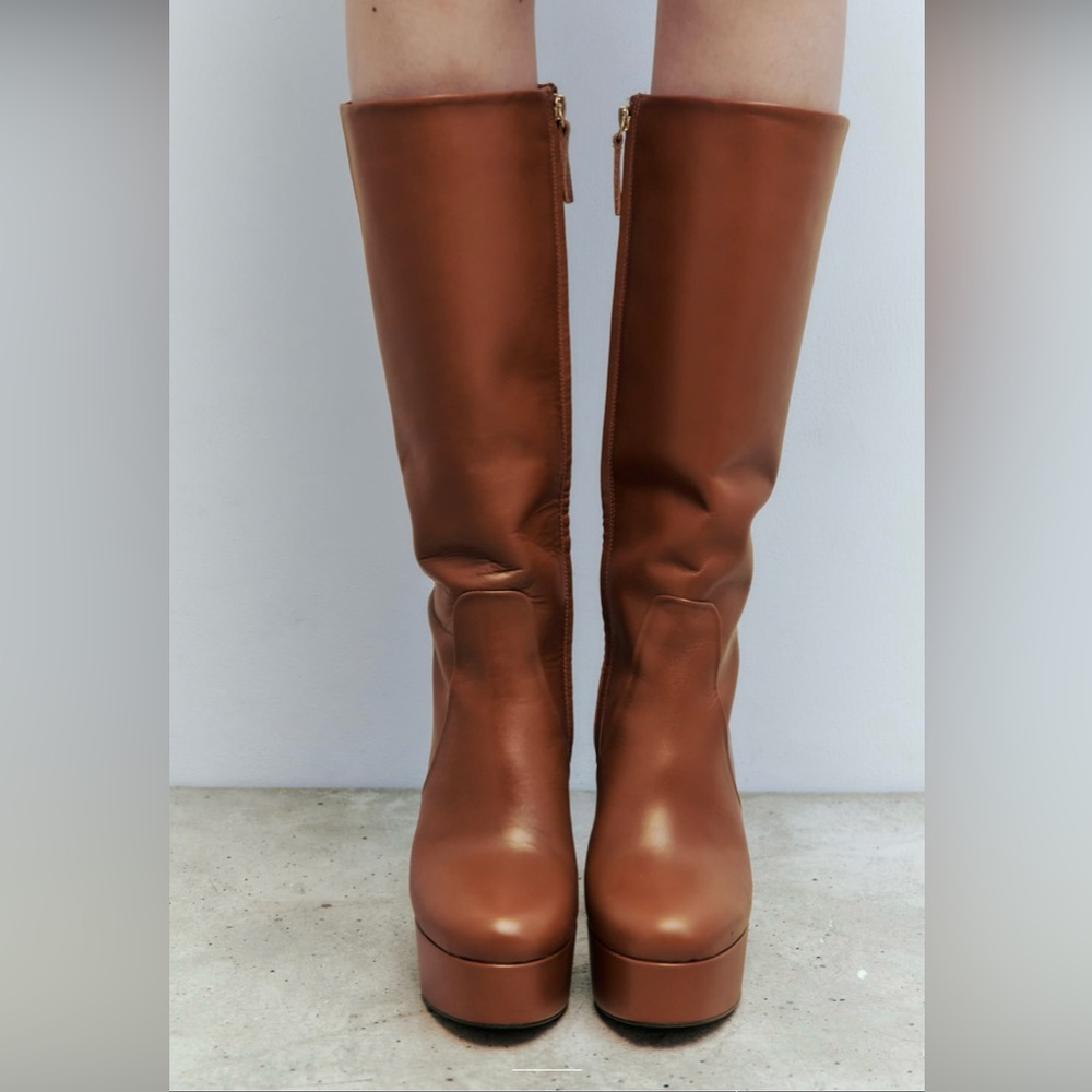 New Zara platform boots size 38